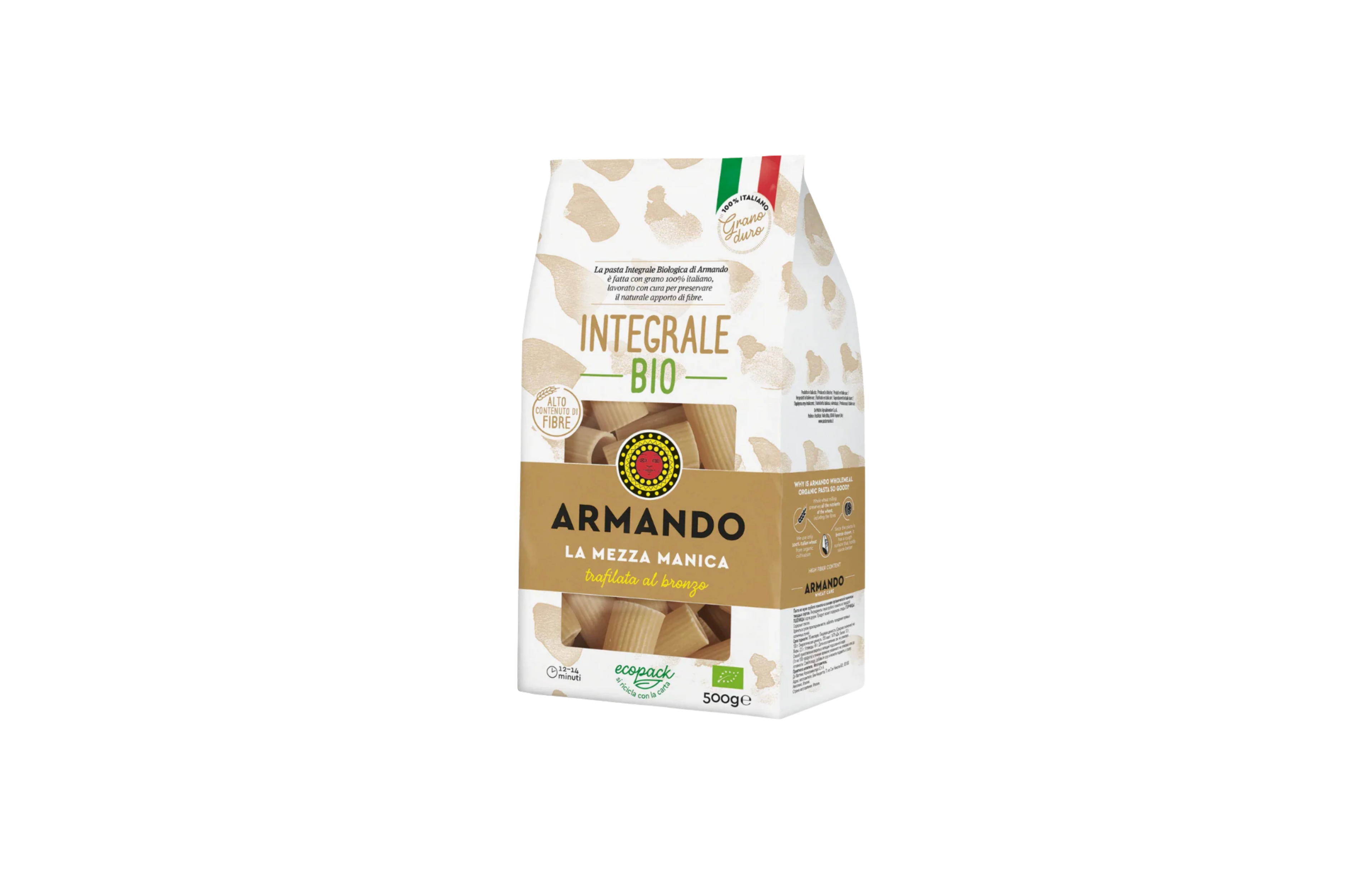 Mezza Manica Integrale Bio Armando 500g