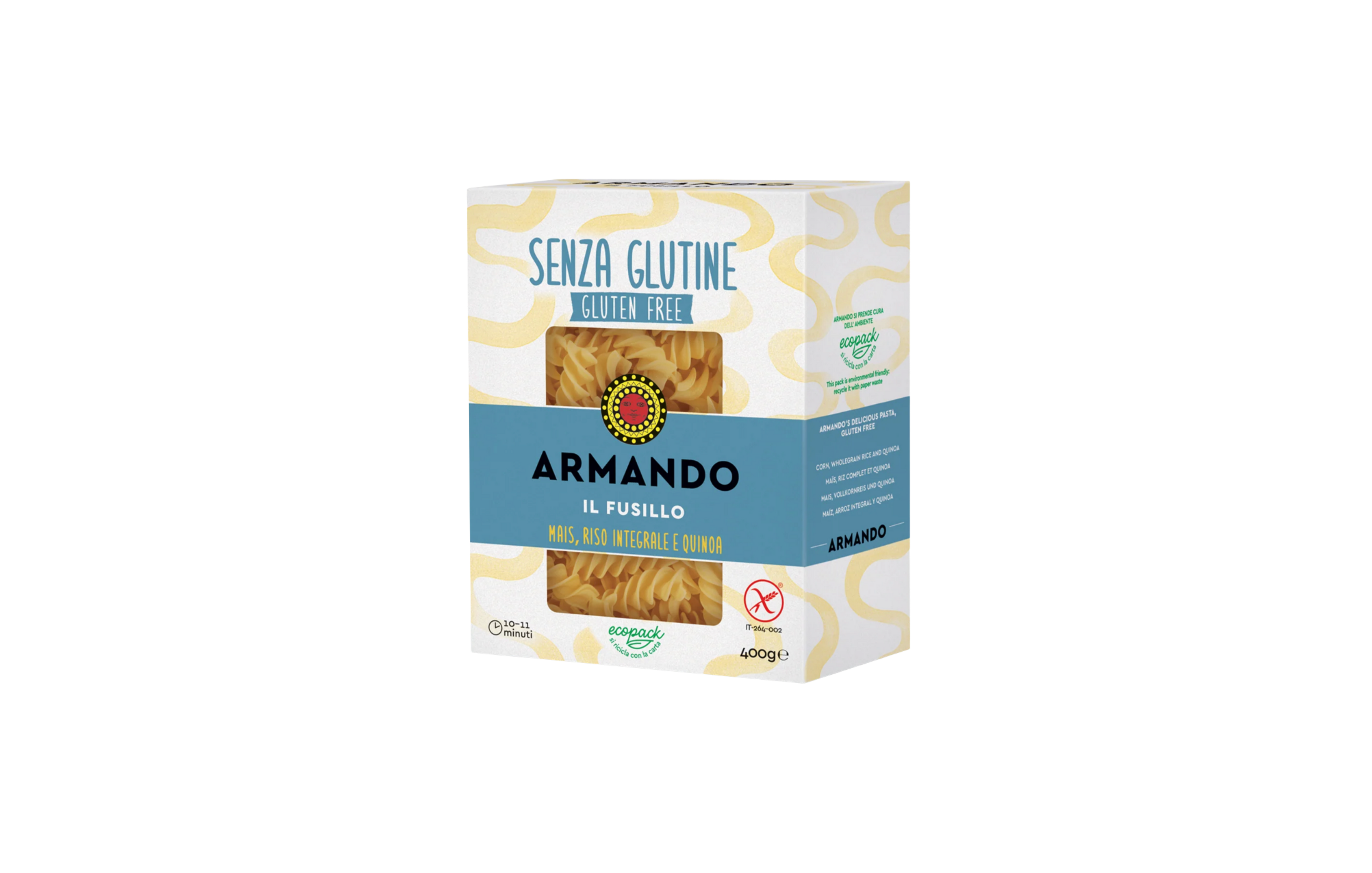 Fusilli Gluten Free Armando 400g